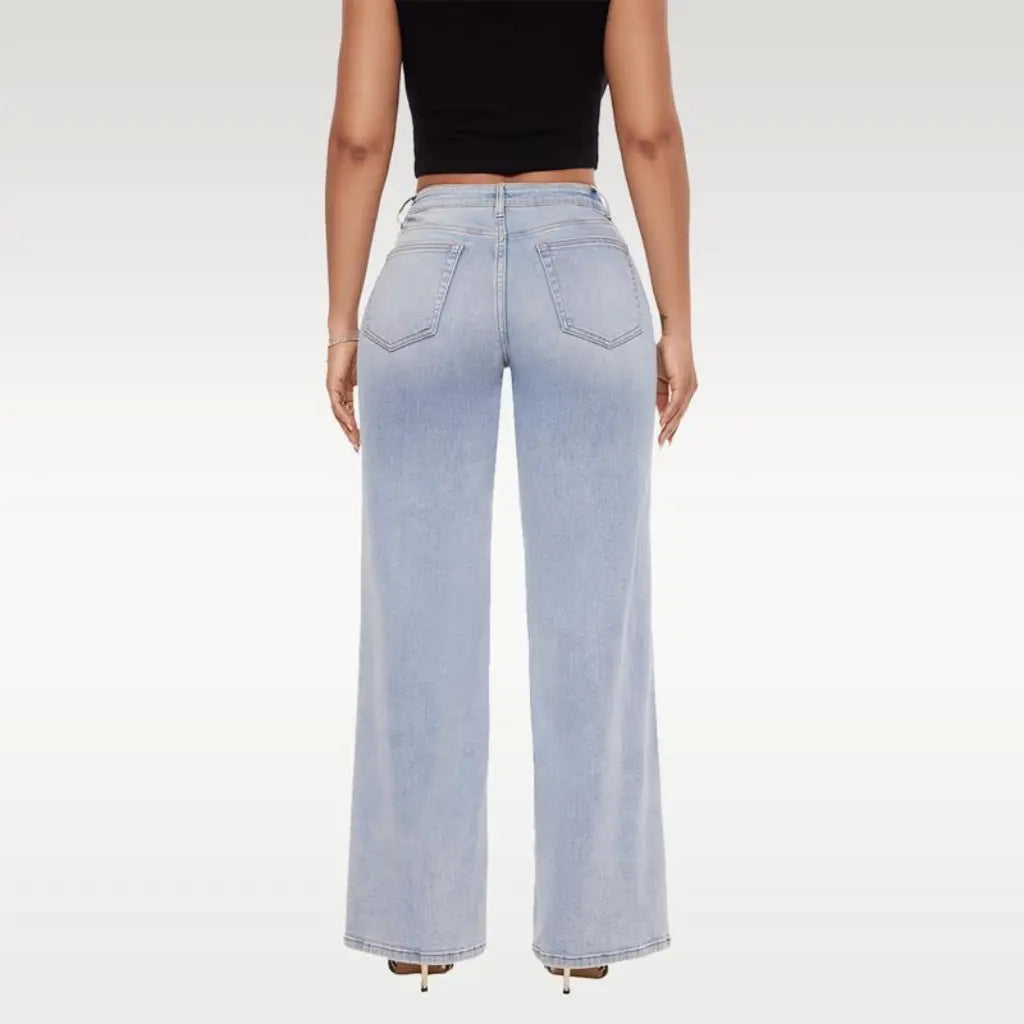 Velony™ Mid-Low Rise Stretch Wide-Leg Jeans