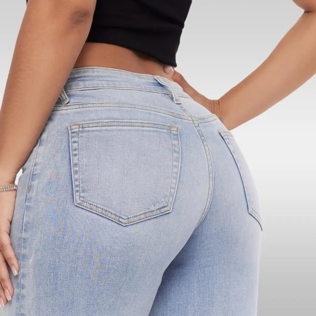 Velony™ Mid-Low Rise Stretch Wide-Leg Jeans
