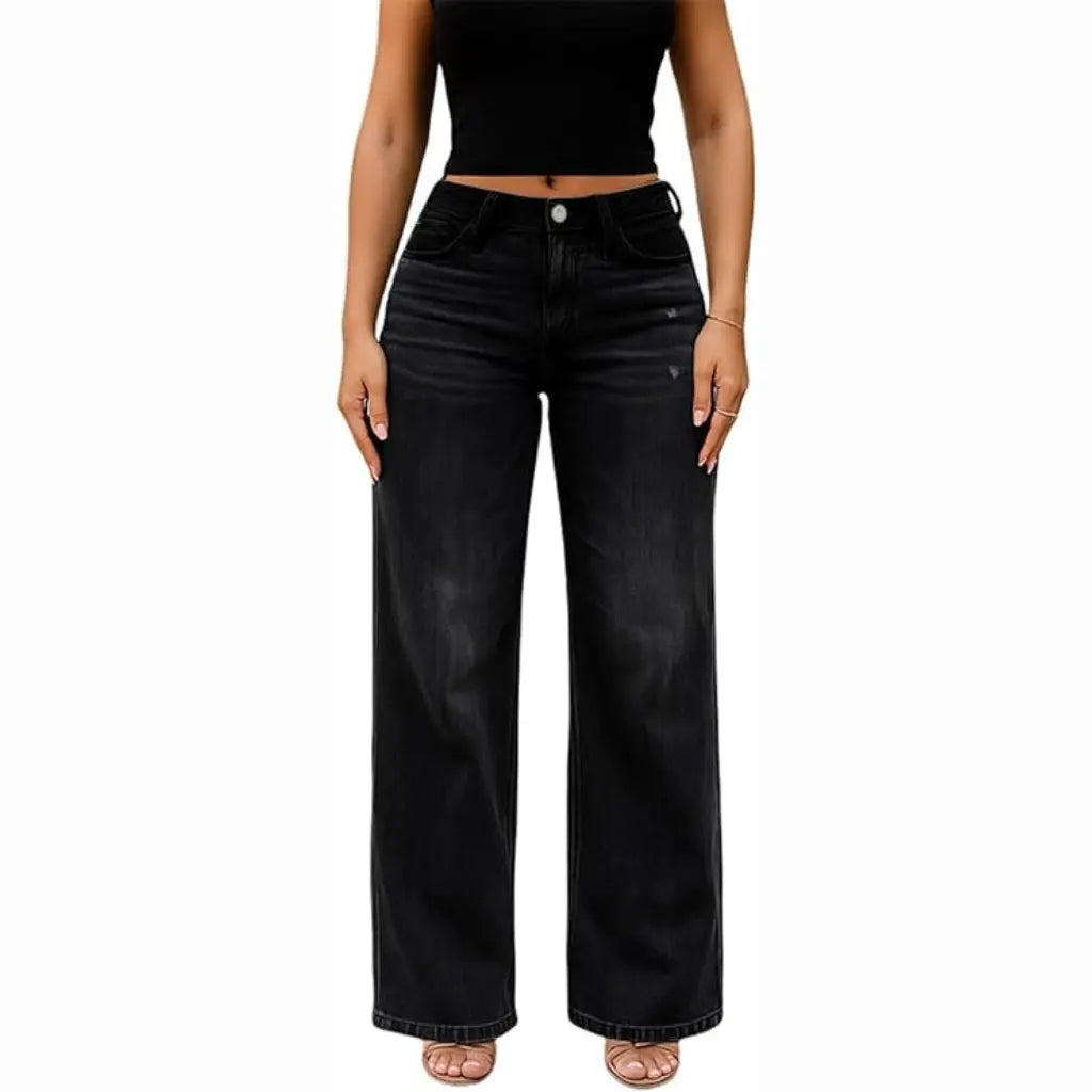 Velony™ Mid-Low Rise Stretch Wide-Leg Jeans