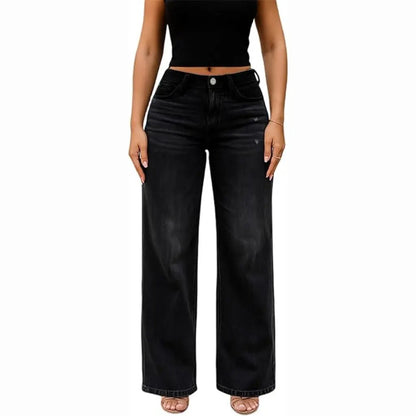 Velony™ Mid-Low Rise Stretch Wide-Leg Jeans