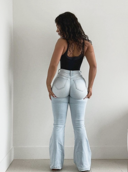 Velony™ Mid-Low Rise Stretch Wide-Leg Jeans